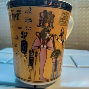 Egyptian hieroglyphics mug